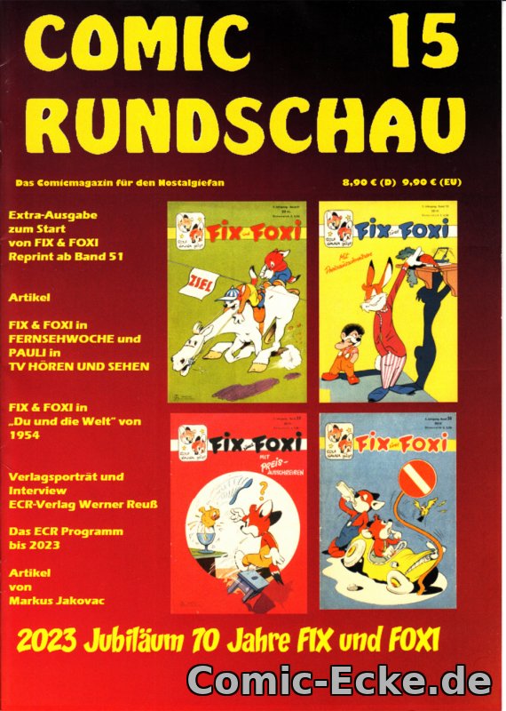 mit FIX & FOXI 70 Jahre Jubiläum