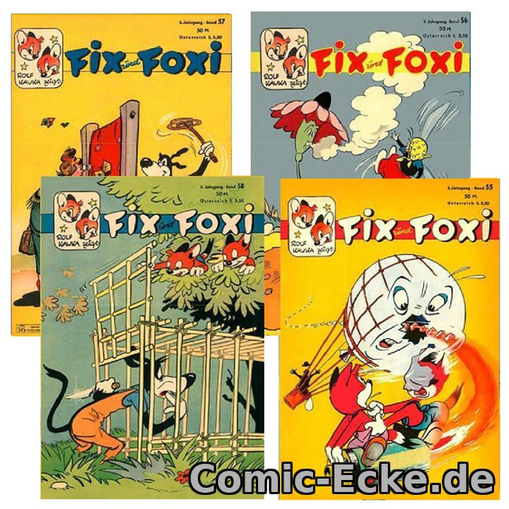 Fix und Foxi 55 - 58