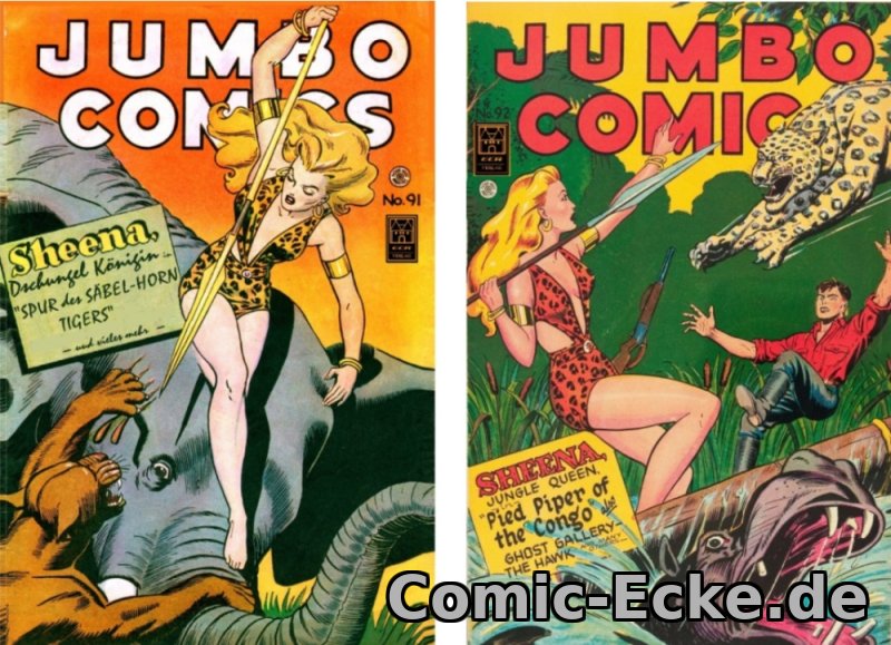 Jumbo Comics: Sheena 91/92