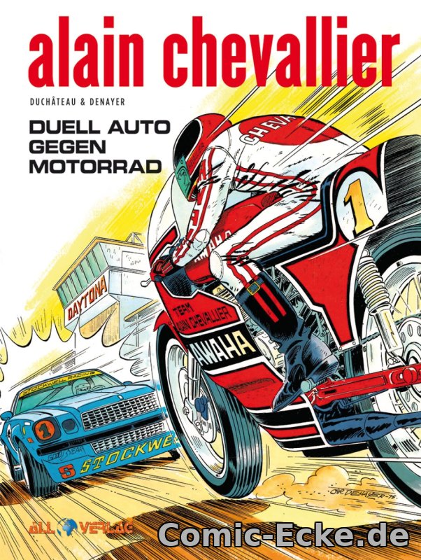 Duell Auto gegen Motorrad