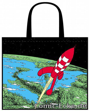 Tim und Struppi Tragetasche - Rakete