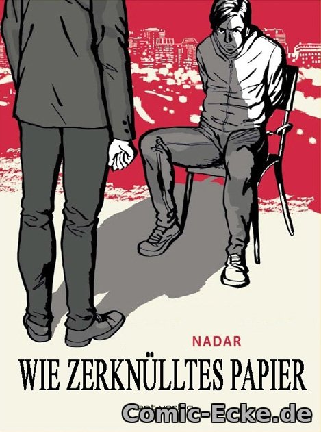 Wie zerknülltes Papier